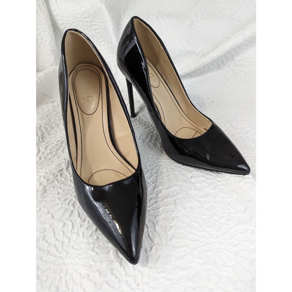 Rouge Helium Glossy Black Stilettos
